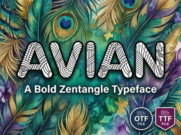 Avian: A Premium Display Typeface for Editorial Design