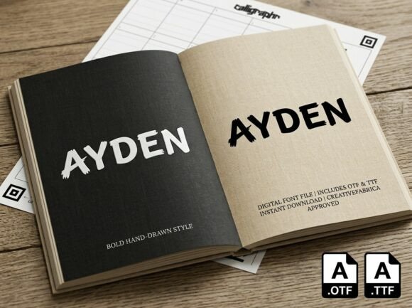 Ayden: The Avant-Garde Typeface for Bold Business Branding