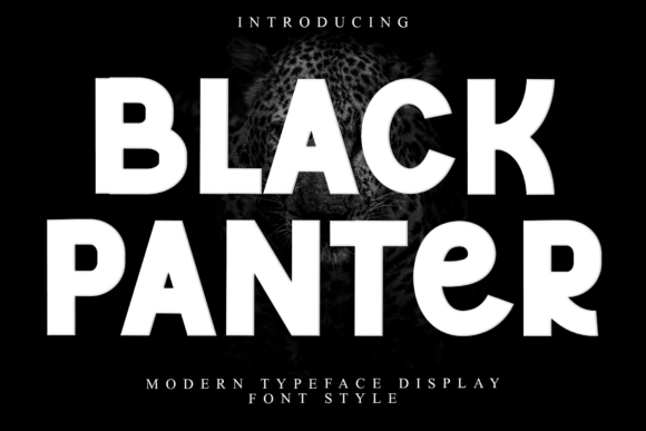 Black Panter: A Bold Typeface for High-Impact Branding