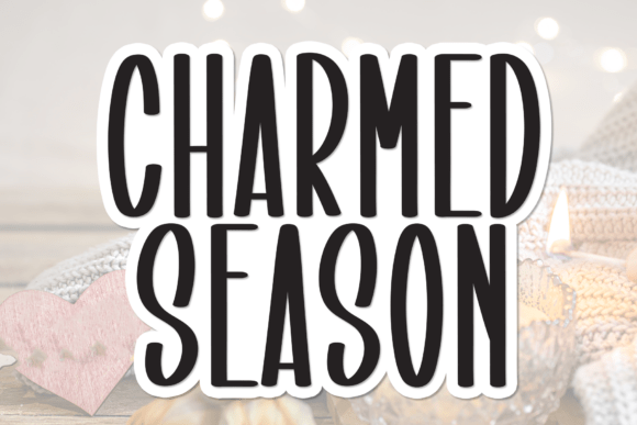 Charmed Season: The Radiant Display Font for Handmade Creators