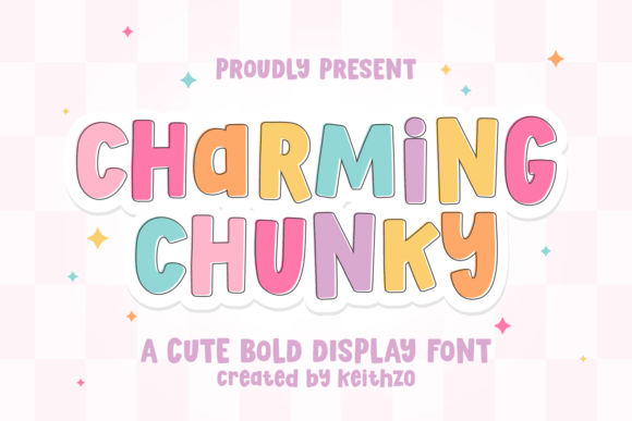 Charming Chunky: The Bold Display Font for Sweet Branding