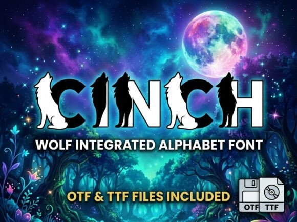 Cinch: A Majestic Display Typeface for Bold Craft Projects