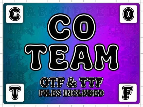 Co Team: The Bouncy Display Font for High-Energy Campaigns