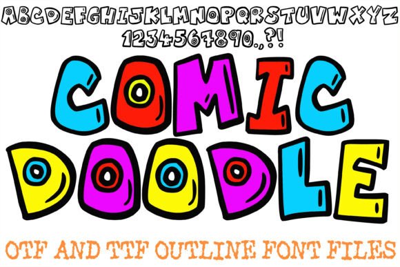 Comic Doodle: The Perfect Font for Playful Brand Identity