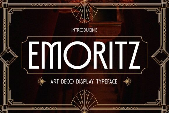 Emoritz: The Art Deco Display Font for Luxury Web Design