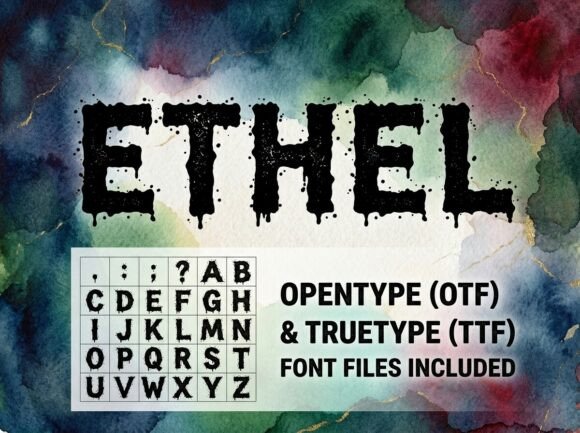 Ethel: A Stunning Display Font for Creative Makers