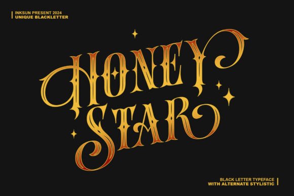 Honey Star: The Magical Display Typeface for Modern Web Design
