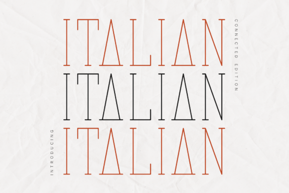 Italian Connected Edition: The Premium Display Font for Modern Web Design