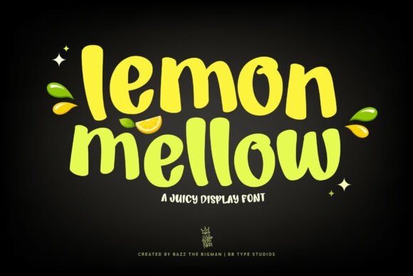 Lemon Mellow: The Zesty Display Font for Summer Brands