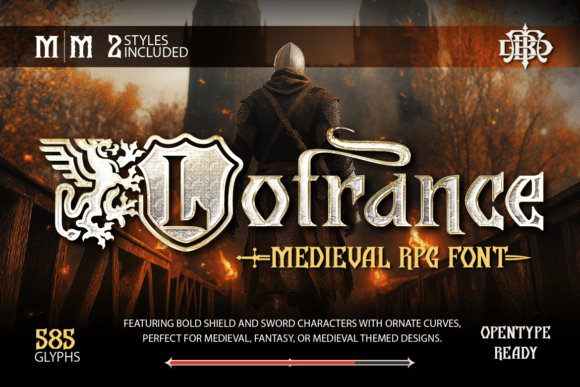Lotrance: Bold Medieval Display Font for Epic Campaigns
