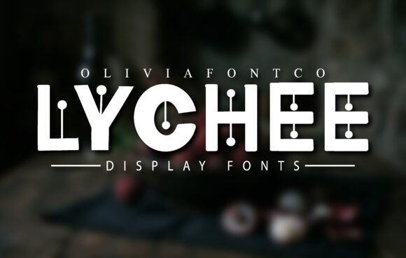 Lychee: A Bold Display Typeface for Modern Editorial Design