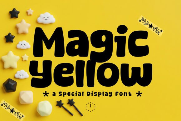 Magic Yellow: The Modern Display Font for Engaging Digital Brands