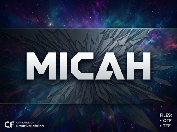 Micah: The Stunning Display Font for Editorial Design