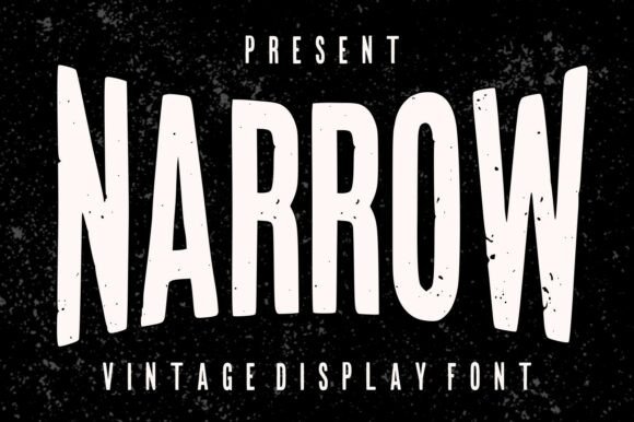 Narrow: A Retro Display Font for Bold Editorial Headlines