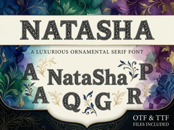 Natasha: A Luxurious Victorian Serif for Premium Branding