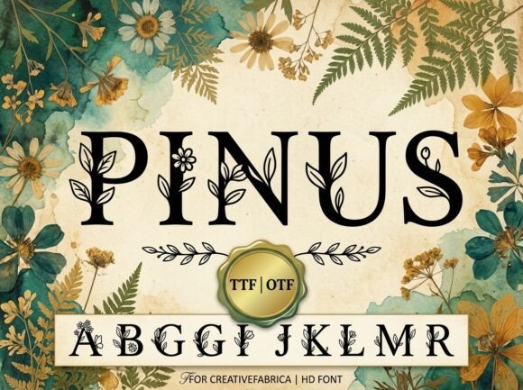 Pinus: A Display Typeface for Editorial Design