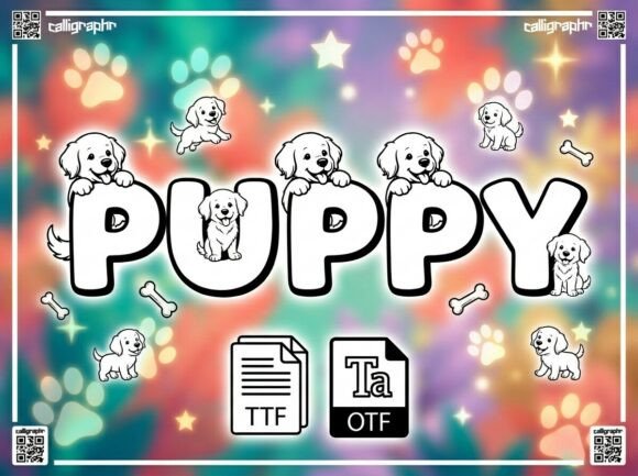 Puppy: The Ultimate Free Display Font for Creative Projects