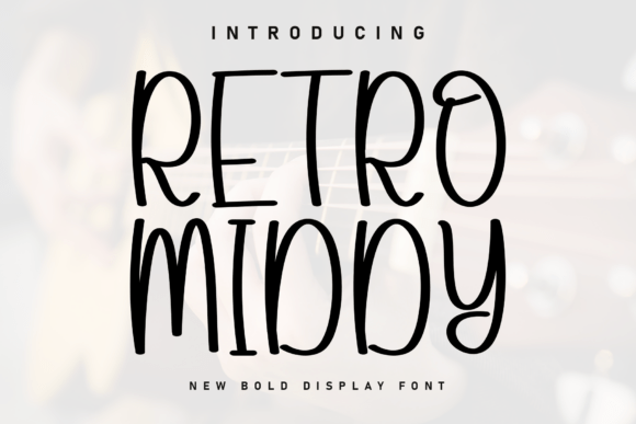 Retro Middy: The Perfect Handwritten Display Font for Crafters