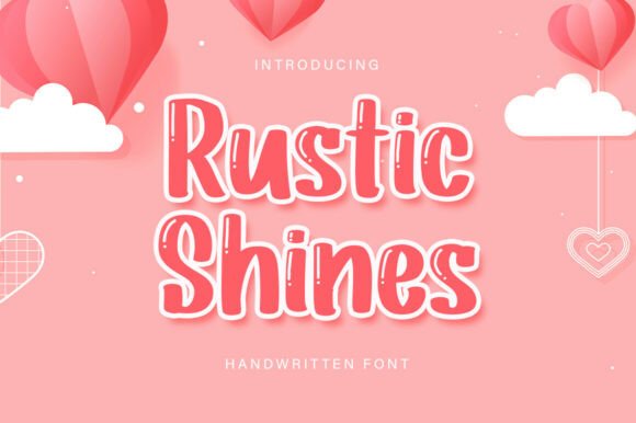 Rustic Shine: The Bold Display Typeface for High-Energy Campaigns