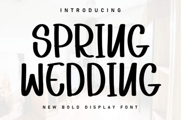 Spring Wedding: A Sweet Handwritten Display Font for Modern Web Design