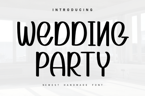Wedding Party: A Charming Handwritten Font for Editorial Design